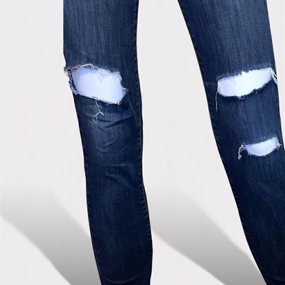KanCan Estilo Mid Rise Destroyed Skinny Jeans Sz 24 - Picture 4 of 9